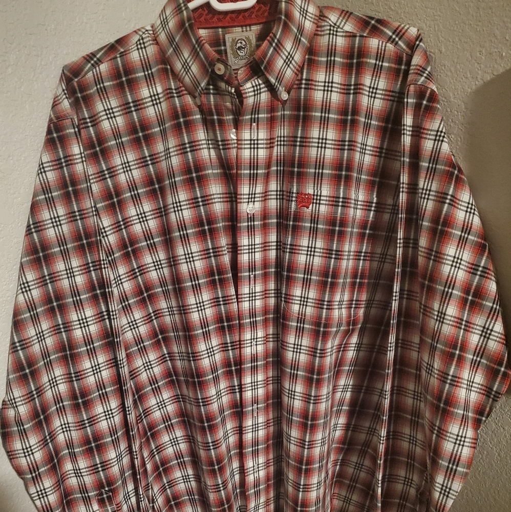 Cinch Western plaid shirt M